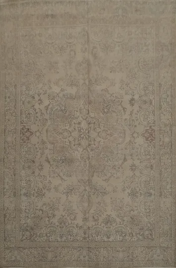 Distressed Tabriz Persian Area Rug 10x13