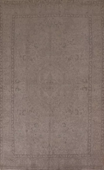 Distressed Muted Persian Area Rug 6x9