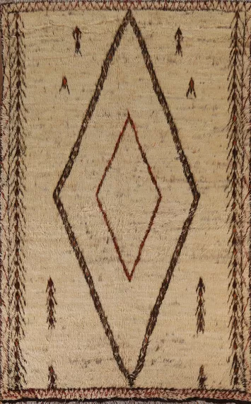 Tribal Moroccan Berber Area Rug 7x10