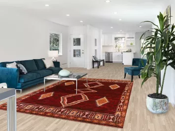 Geometric Moroccan Area Rug 7x10