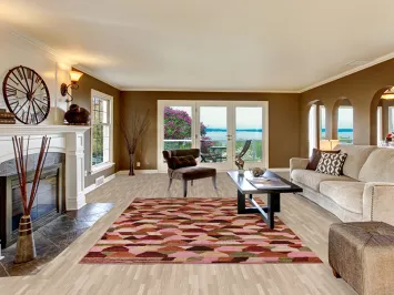 Geometric Moroccan Area Rug 7x10