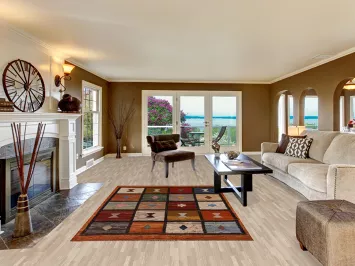 Checkered Moroccan Oriental Area Rug 5x8