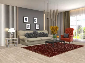 Trellis Moroccan Oriental Area Rug 6x8