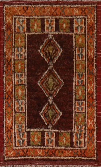 Tribal Moroccan Berber Wool Area Rug 7x10