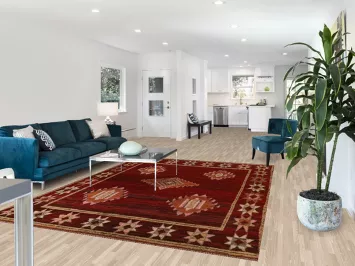 Geometric Moroccan Oriental Area Rug 7x10