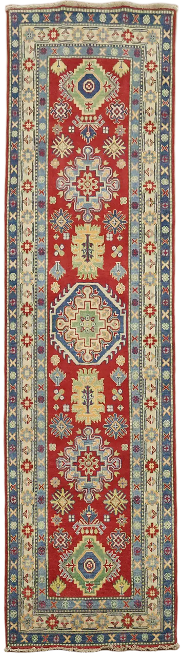Traditional Handcrafted Runner Rug with Rich Cultural Designs 3x10