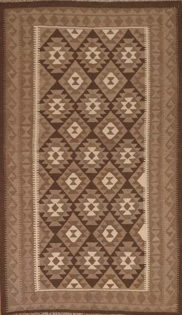 Geometric Kilim Oriental Area Rug 5x8