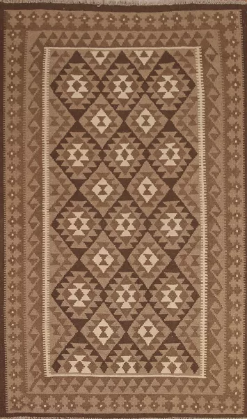 Tribal Wool Kilim Area Rug 5x8