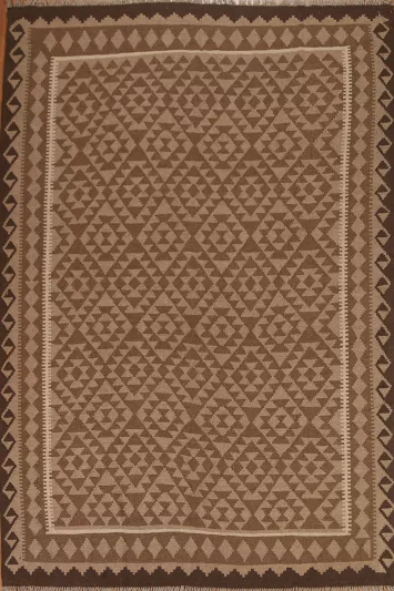 Geometric Kilim Oriental Area Rug 7x10
