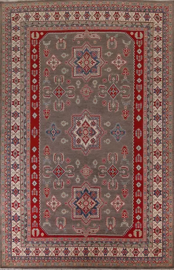 Geometric Kazak Oriental Area Rug 10x13