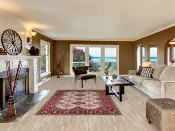 Geometric Kazak Oriental Area Rug 6x8