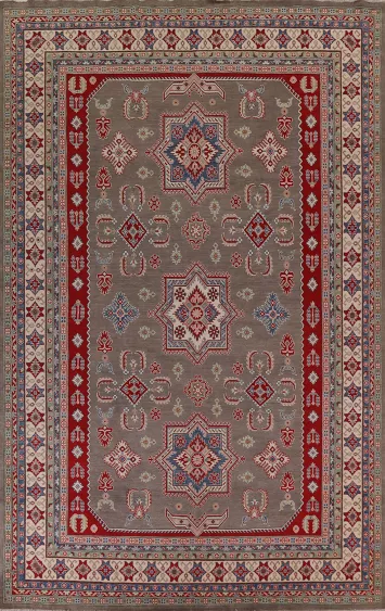 Geometric Kazak Oriental Area Rug 10x13