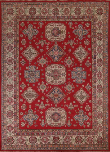 Red Kazak Handmade Area Rug 8x10
