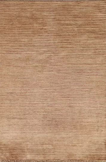 Striped Gabbeh Kashkoli Wool Area Rug 4x6