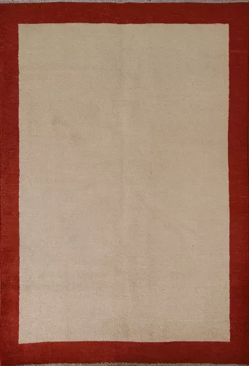 Handmade Gabbeh Kashkoli Modern Area Rug 4x6