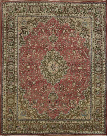 Traditional Mashad Persian Area Rug 10x13