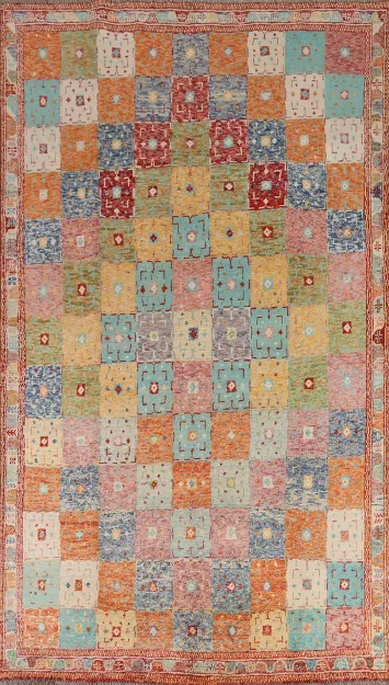 Geometric Gabbeh Oriental Area Rug 6x10