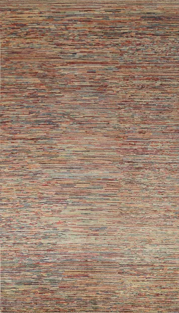 Striped Gabbeh Oriental Area Rug 6x10