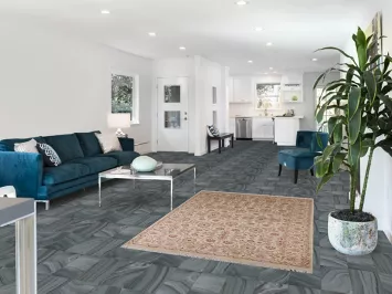 All-Over Floral Ziegler Vegetable Dye Area Rug 4x6