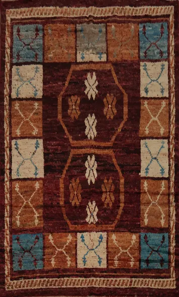 Warmth Earthy Tones in Handcrafted Moroccan Area Rug 7x10