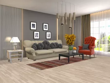 Striped Gabbeh Kashkoli Wool Runner Rug 3x10