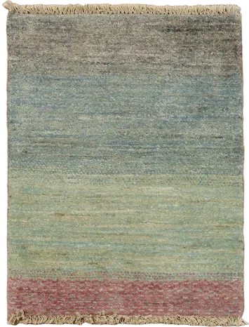 Modern Gabbeh Kashkoli Square Rug 2x2