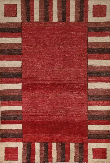 Geometric Gabbeh Kashkoli Oriental Area Rug 5x7