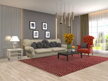 Trellis Moroccan Oriental Area Rug 7x10