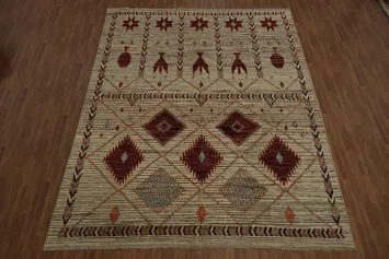 Ethnic Moroccan Large Rug 11x14 Brings Cultural Character to Interiors