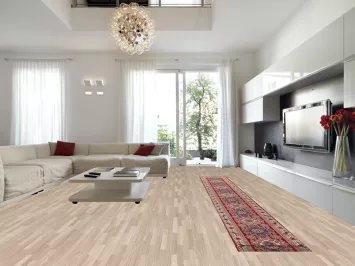 Geometric Red Kazak Oriental Runner Rug 3x19