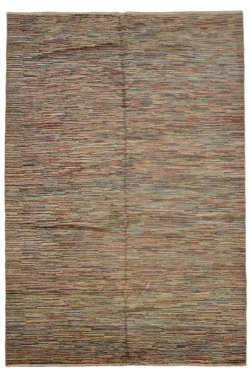 Bright and Bold Minimalist Striped Rug for Modern Interior Design 6x10 ft