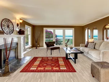 Geometric Moroccan Oriental Area Rug 6x8