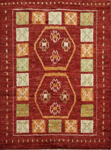 Geometric Moroccan Oriental Area Rug 6x8