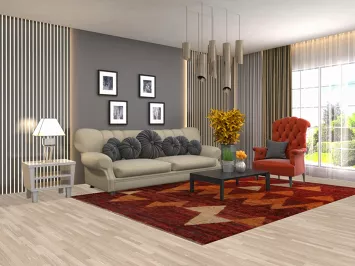 Geometric Moroccan Oriental Area Rug 7x10