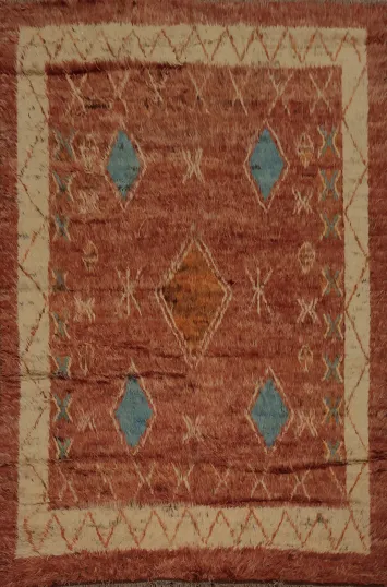 Exquisite Moroccan Berber Area Rug 7x10 With Timeless Ethnic Design