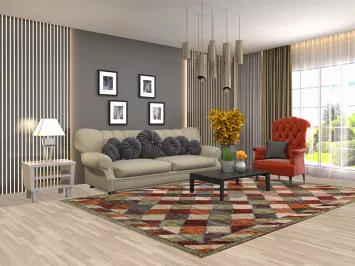 Trellis Moroccan Oriental Area Rug 7x10