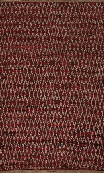 All-Over Trellis Moroccan Wool Area Rug 7x10
