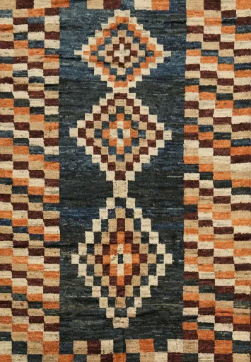 Checkered Moroccan Oriental Area Rug 7x10