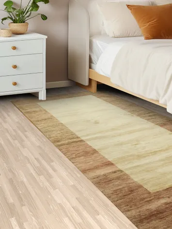 Modern Beige and Brown Rug with Subtle Texture Highlights 3xx ft