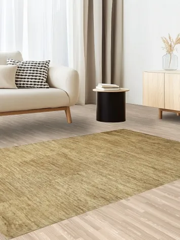 Contemporary Gabbeh Kashkoli Wool Area Rug 5x7