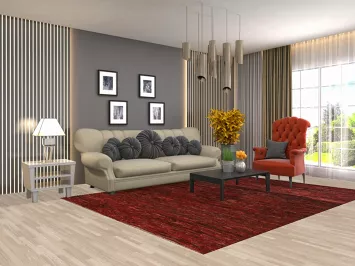 Wool Moroccan Oriental Area Rug 7x10