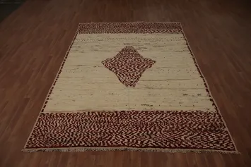 Handmade Moroccan Oriental Area Rug 7x10