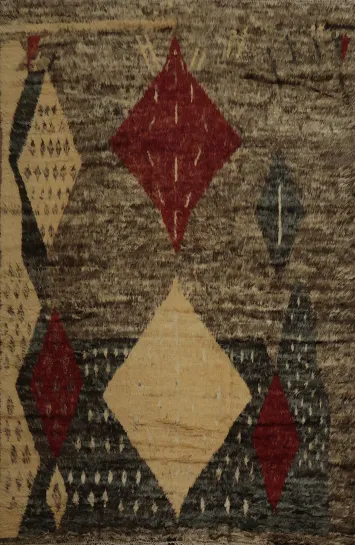 Geometric Bohemian Diamond Moroccan Berber Large Area Rug 10x14