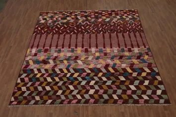 Modern Flair Geometric Moroccan Large Area Rug 10x12