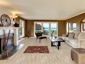 Victorian Style Bakhtiari Persian Area Rug 4x5