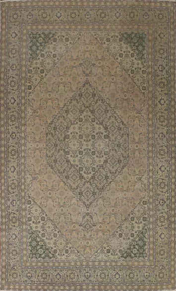 Distressed Tabriz Persian Area Rug 8x11