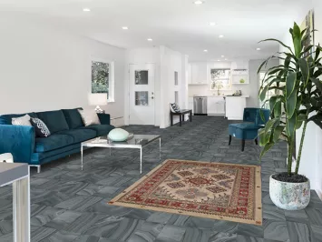 Geometric Kazak Oriental Rug 4x6