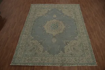 Vintage Medallion Tabriz Persian Area Rug 10x13 for a Touch of Luxury