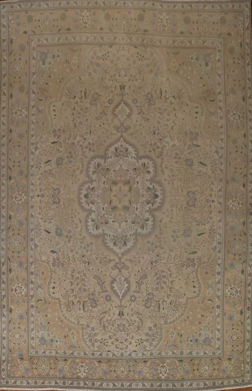 Distressed Tabriz Persian Area Rug 10x13