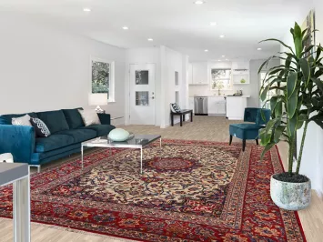 Traditional Vegetable Dye Najafabad Persian Area Rug 9x13